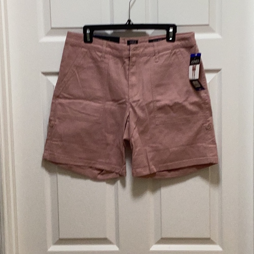 Jones New York Ladies' Utility Patch Pocket Chino Shorts, Navy 10 - NWT